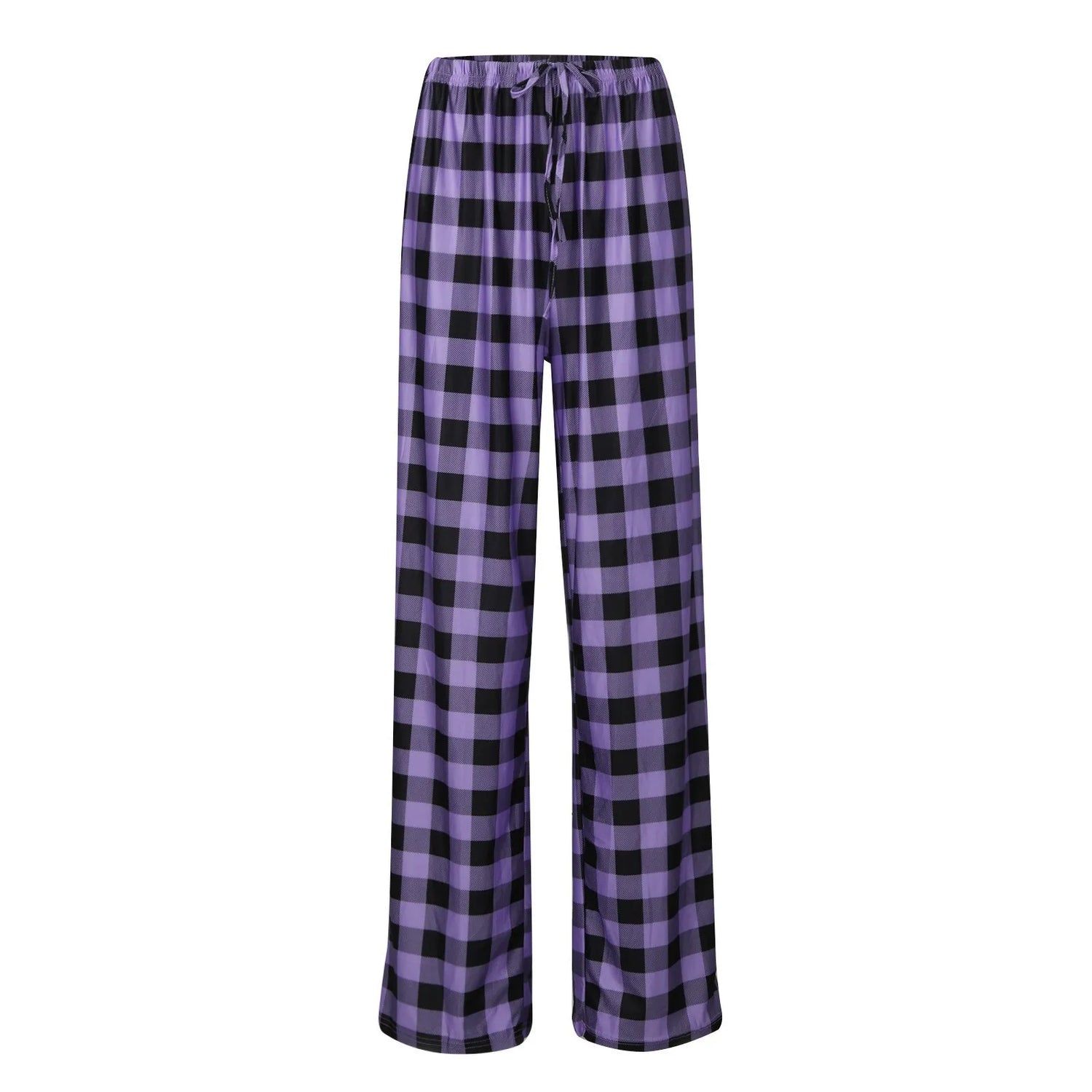Women Christmas Pajama pants Autumn Winter Plaid Printed Pants