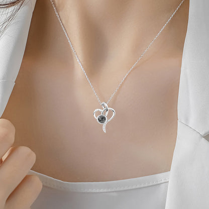 customizable Love photos Projection Necklace Pendant