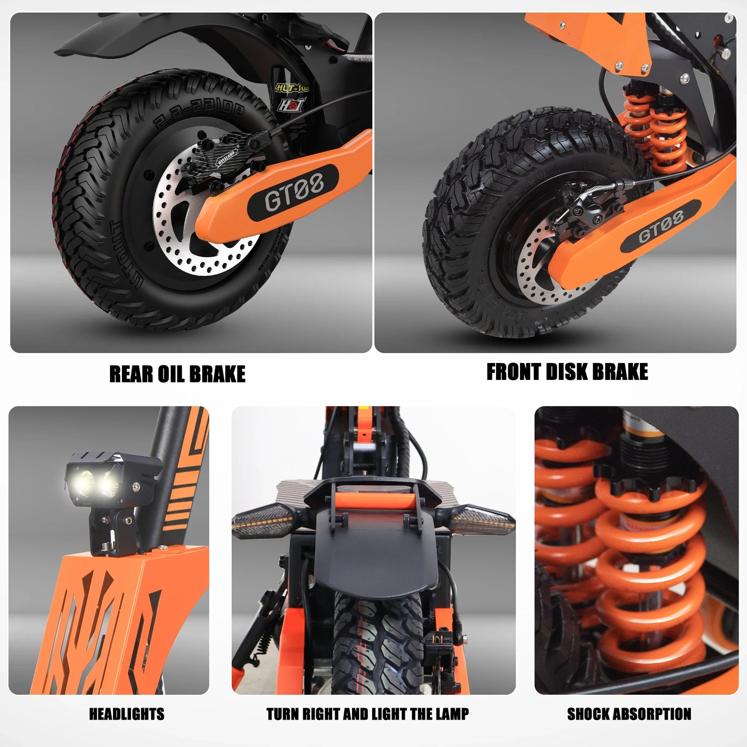 Arwibon 5600W Dual-Motor Electric Scooter 60V27AH With Top Speed 46MPH