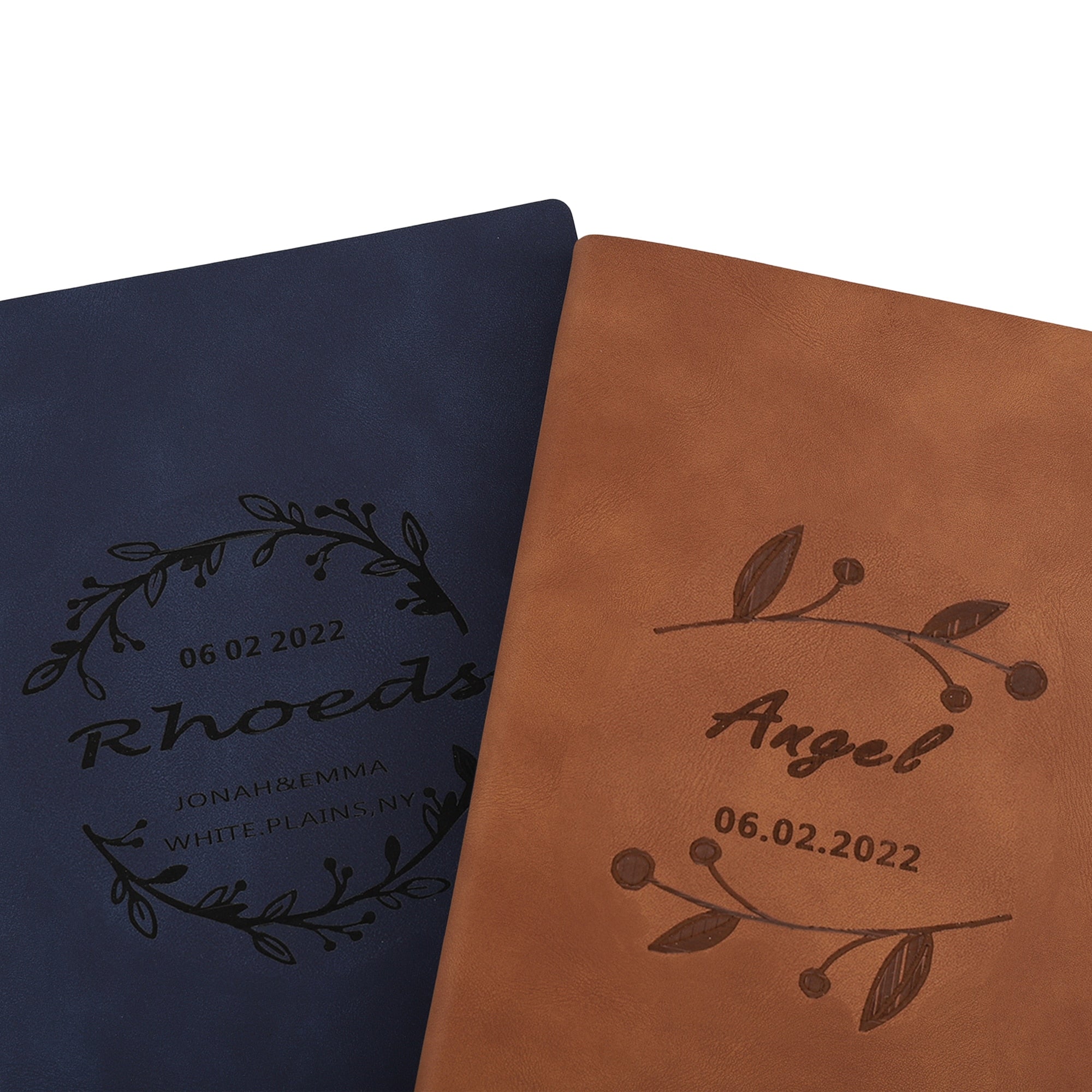 Customized DIY Leather Notebooks Soft Cover Business A5 Journals