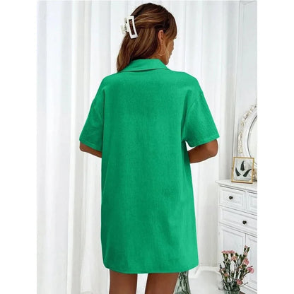 Solid Color Casual Loose Short Pants Sets For Women