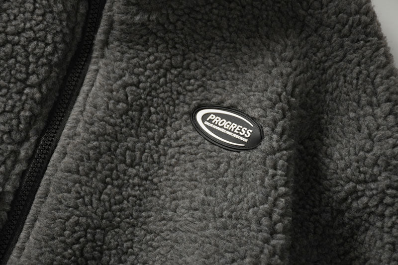 Hip Hop Winter Fleece Fluffy Jacket Streetwear