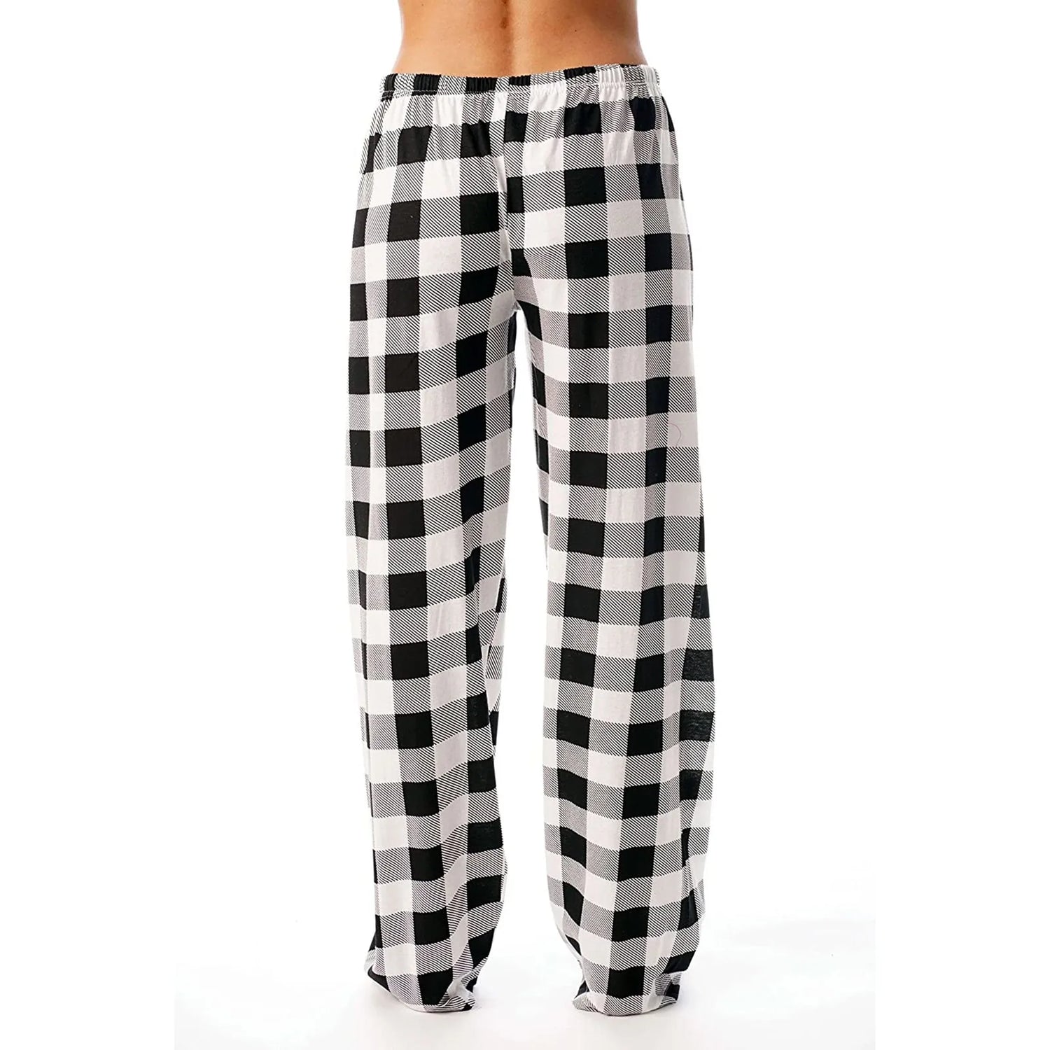 Women Christmas Pajama pants Autumn Winter Plaid Printed Pants
