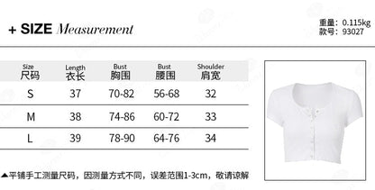 Women clothes Ladies Button Square Neck Tops Short Sleeve square collar pullover T-shirts