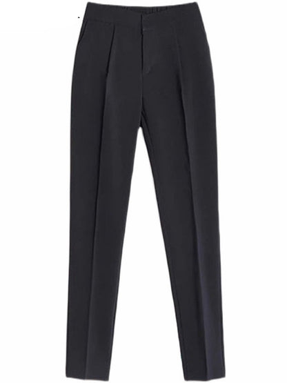 Slim Women Suit Pants Spring Summer High Waist Ladies Pencil Pants