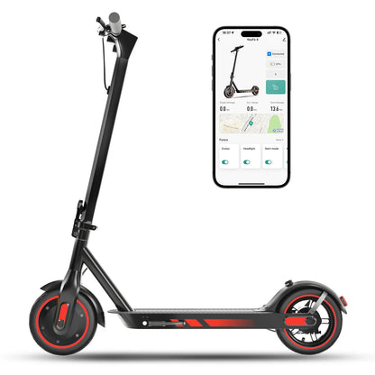 HiQiS V10 E-scooter 500W Motor 36V 10.5Ah 25 MPH Speed 22 Mile Range Foldable E-scooter 10 Inch Air Tire Electric Scooter