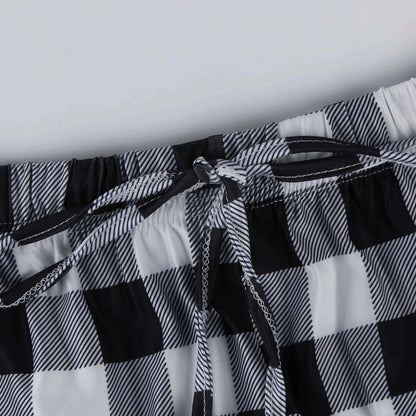 Women Christmas Pajama pants Autumn Winter Plaid Printed Pants