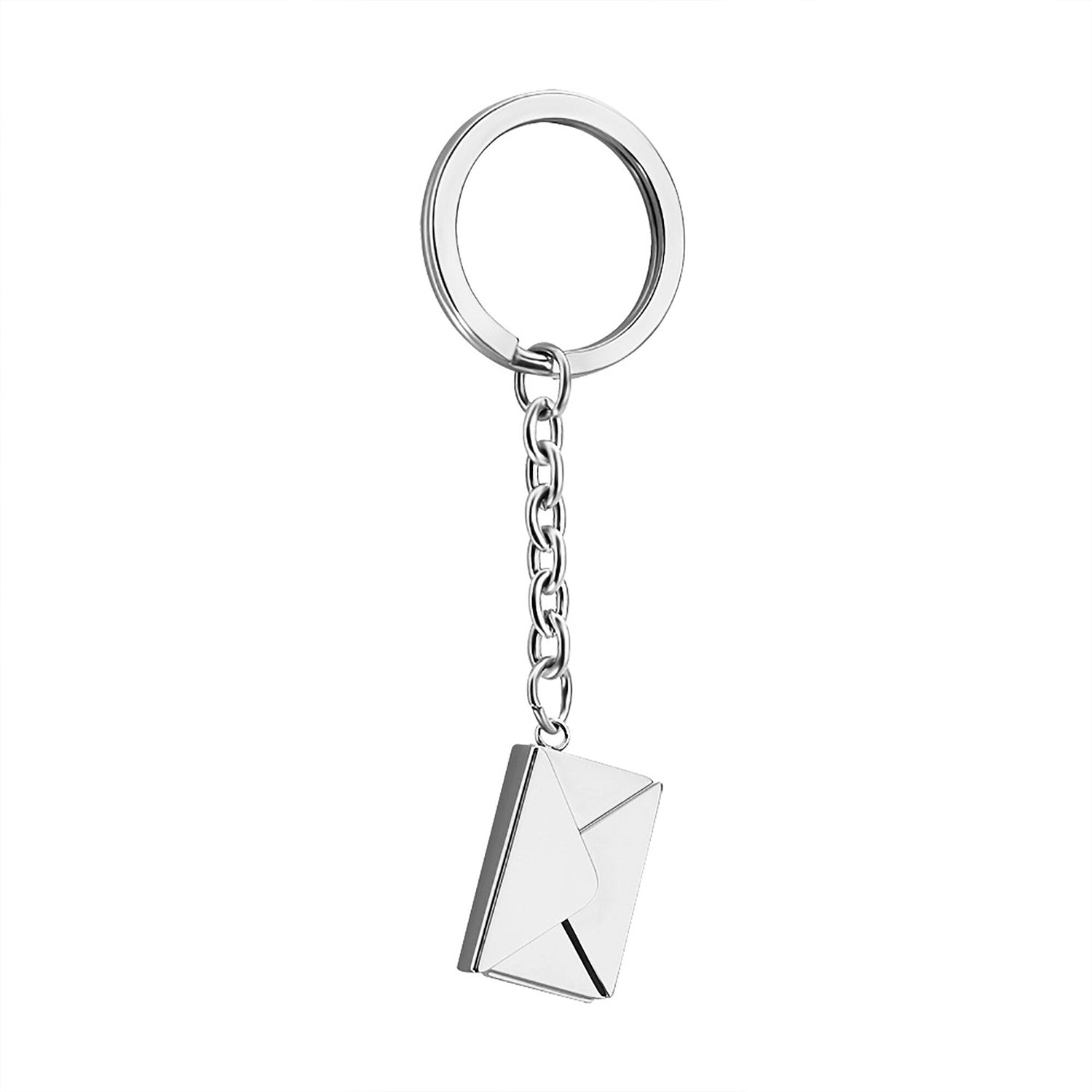 Customizable name envelope keychain For Men Women Car Key Holder