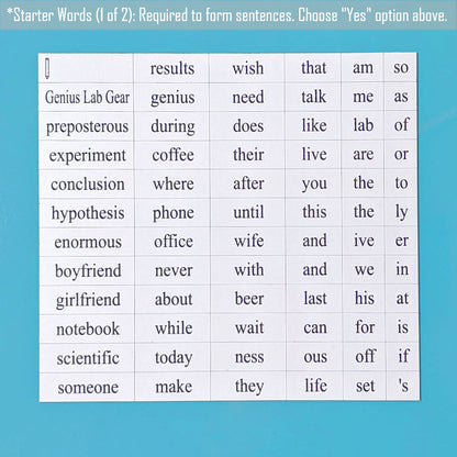 Academia Word Magnets