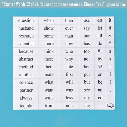 Academia Word Magnets