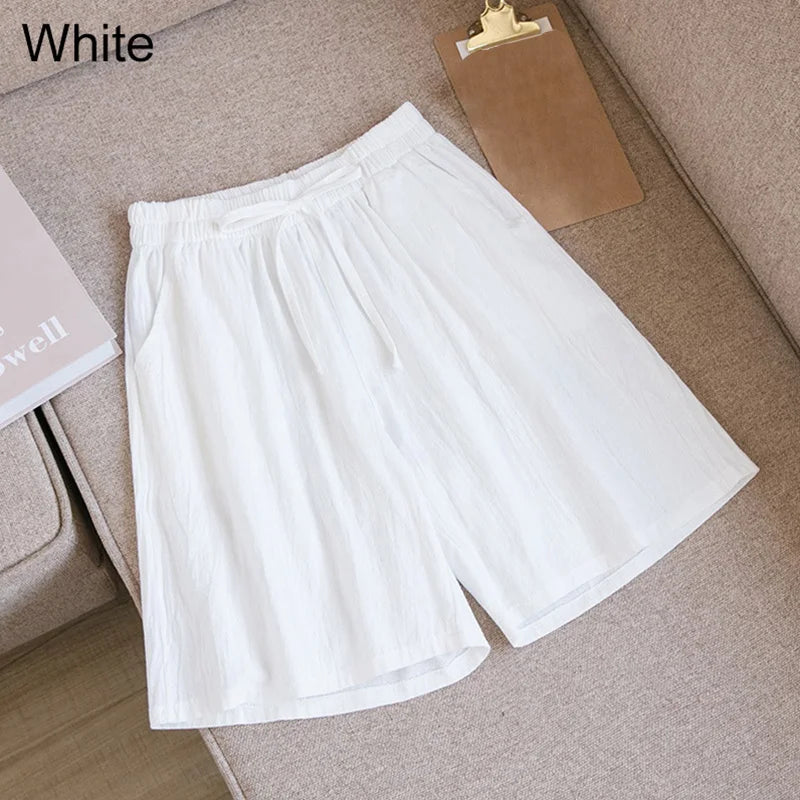 Summer Cotton Linen Loose Women&