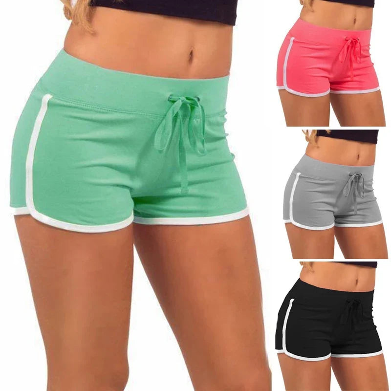 Summer Fast Drying Sports Pants for Women Cotton Shorts