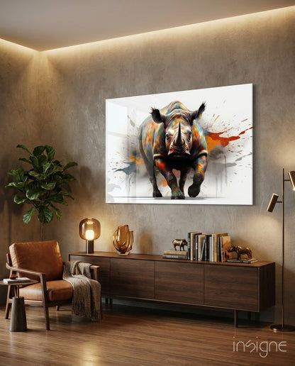 The Power of Colors Glass Wall Art || Designer Collection