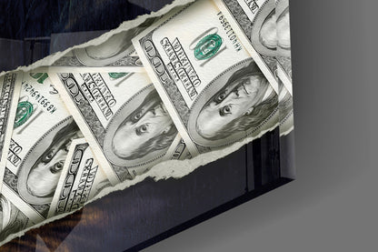 Modern Mona Lisa Glass Wall Art || Designer Collection