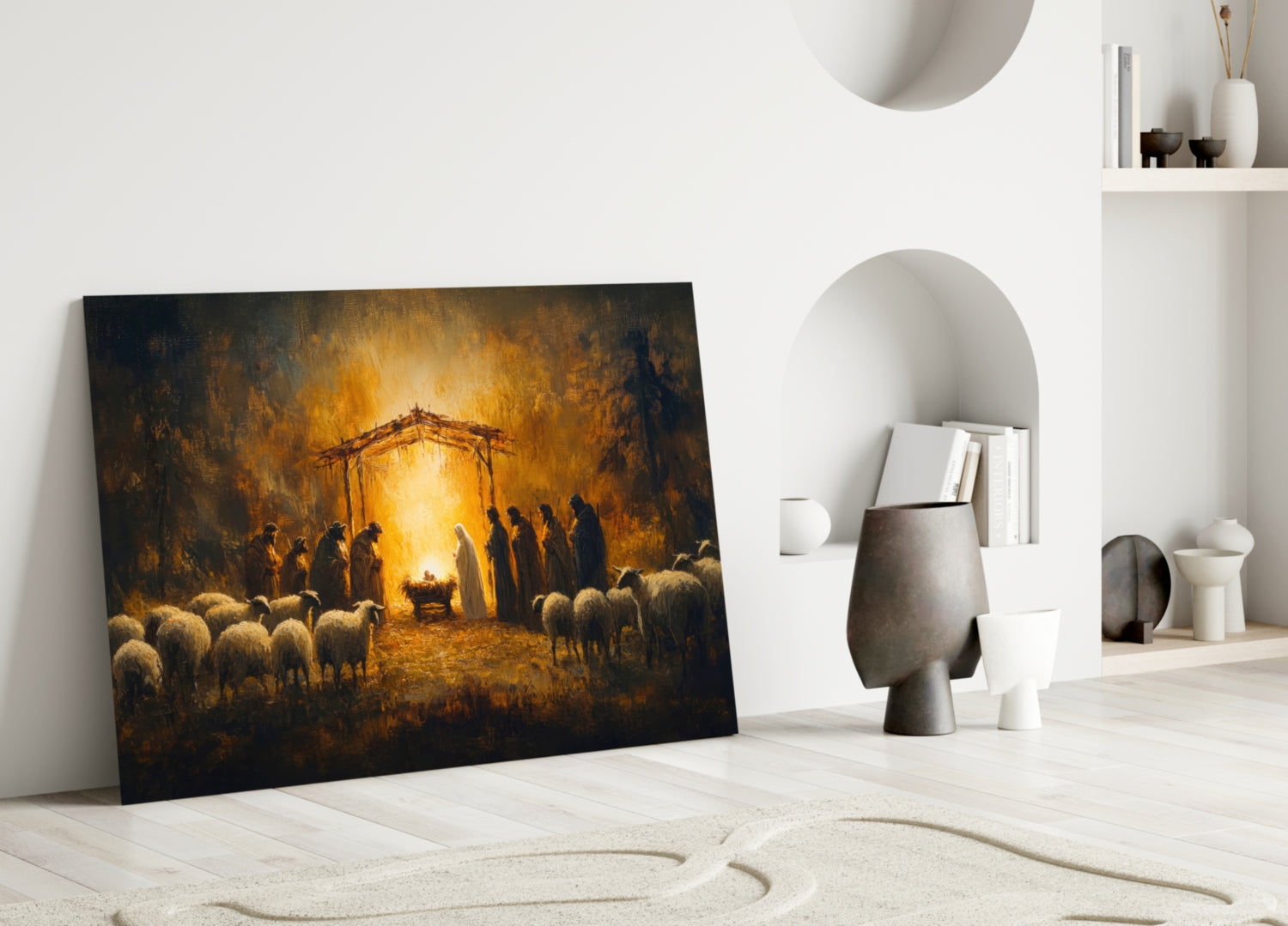 Birth Glass Wall Art || Designer Collection