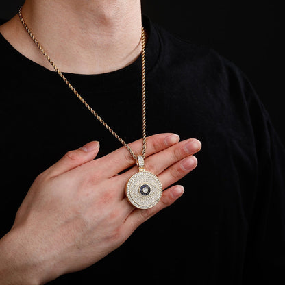 Hip Hop Photo Pendant Necklace Iced Out CZ Pendant Personalised Fashion Jewelry