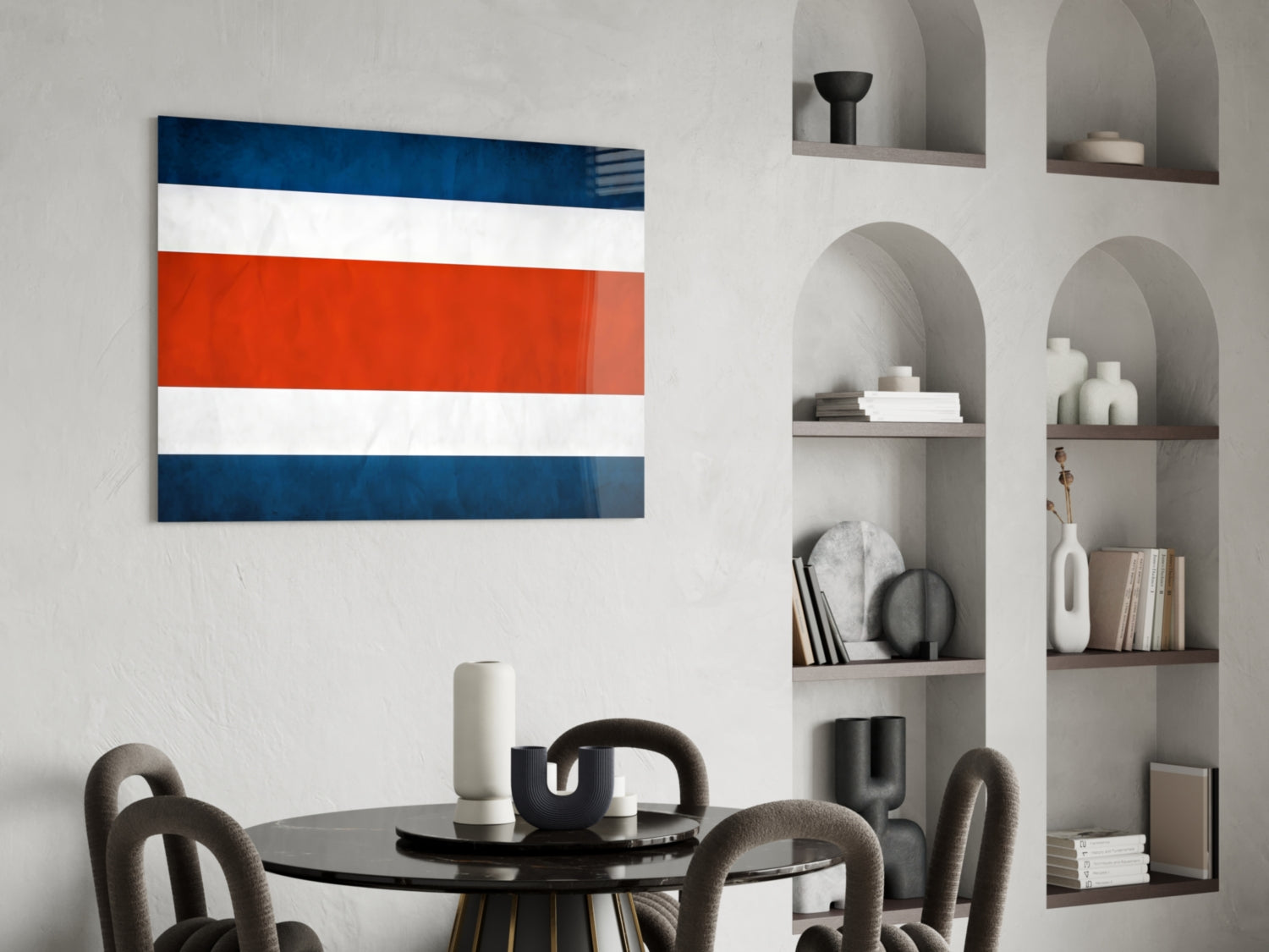 Thailand Flag Wall Art Glass Wall Art