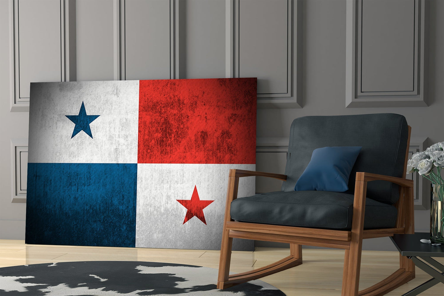 Vivid, patriotic wall art Glass Wall Art