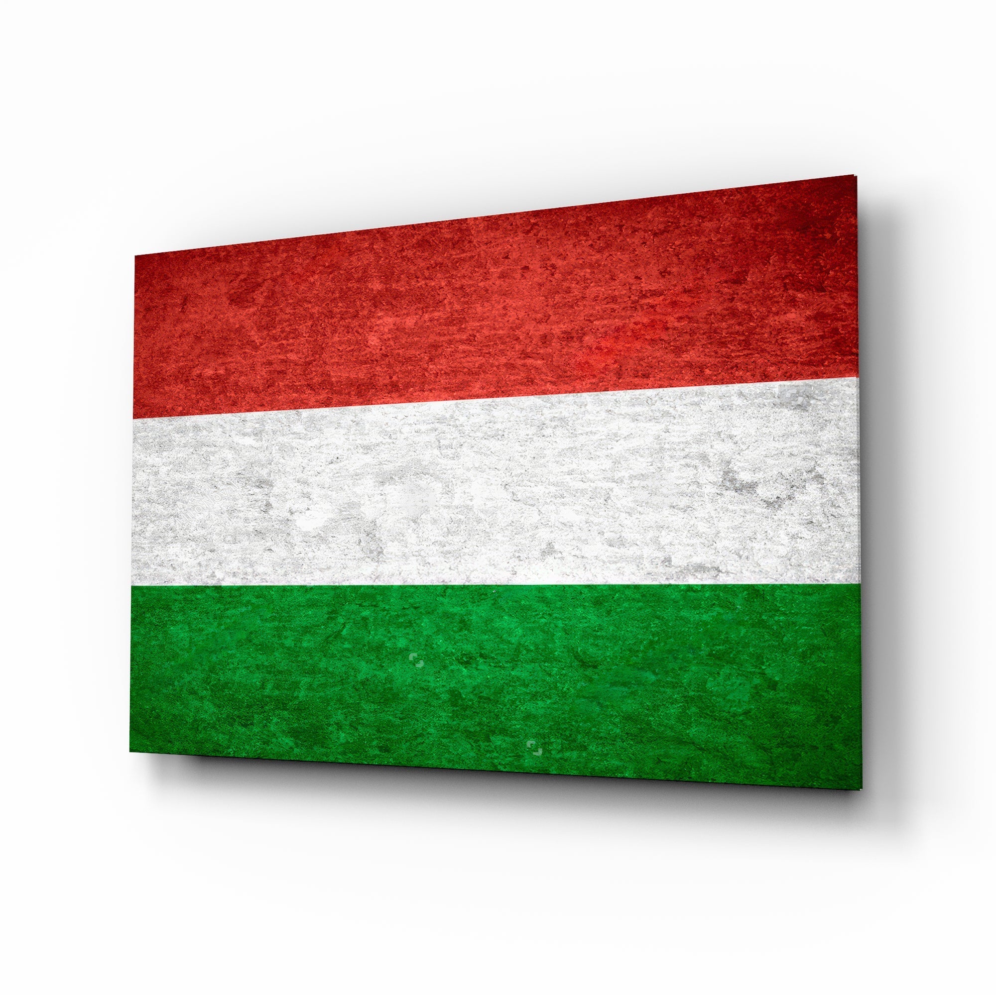 Flag of Hungary Glass Wall Art