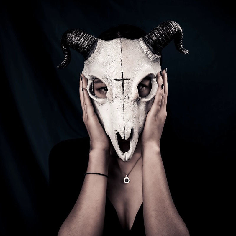Halloween goat mask