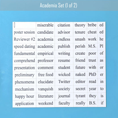 Academia Word Magnets