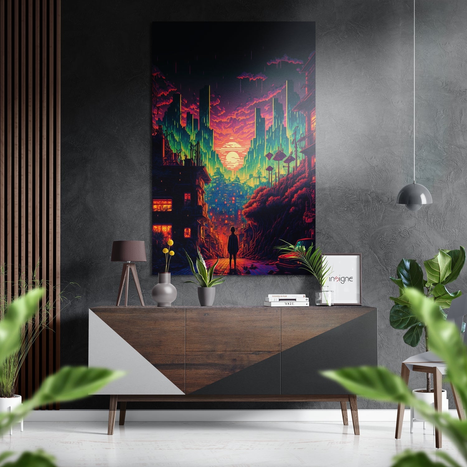 To the Sunset Brushed Aluminum Dibond Wall Art