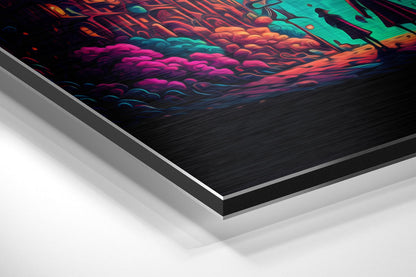 Dreamland Brushed Aluminum Dibond Wall Art