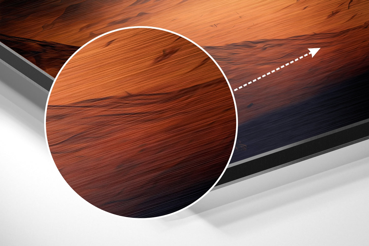 Another Planet Brushed Aluminum Dibond Wall Art