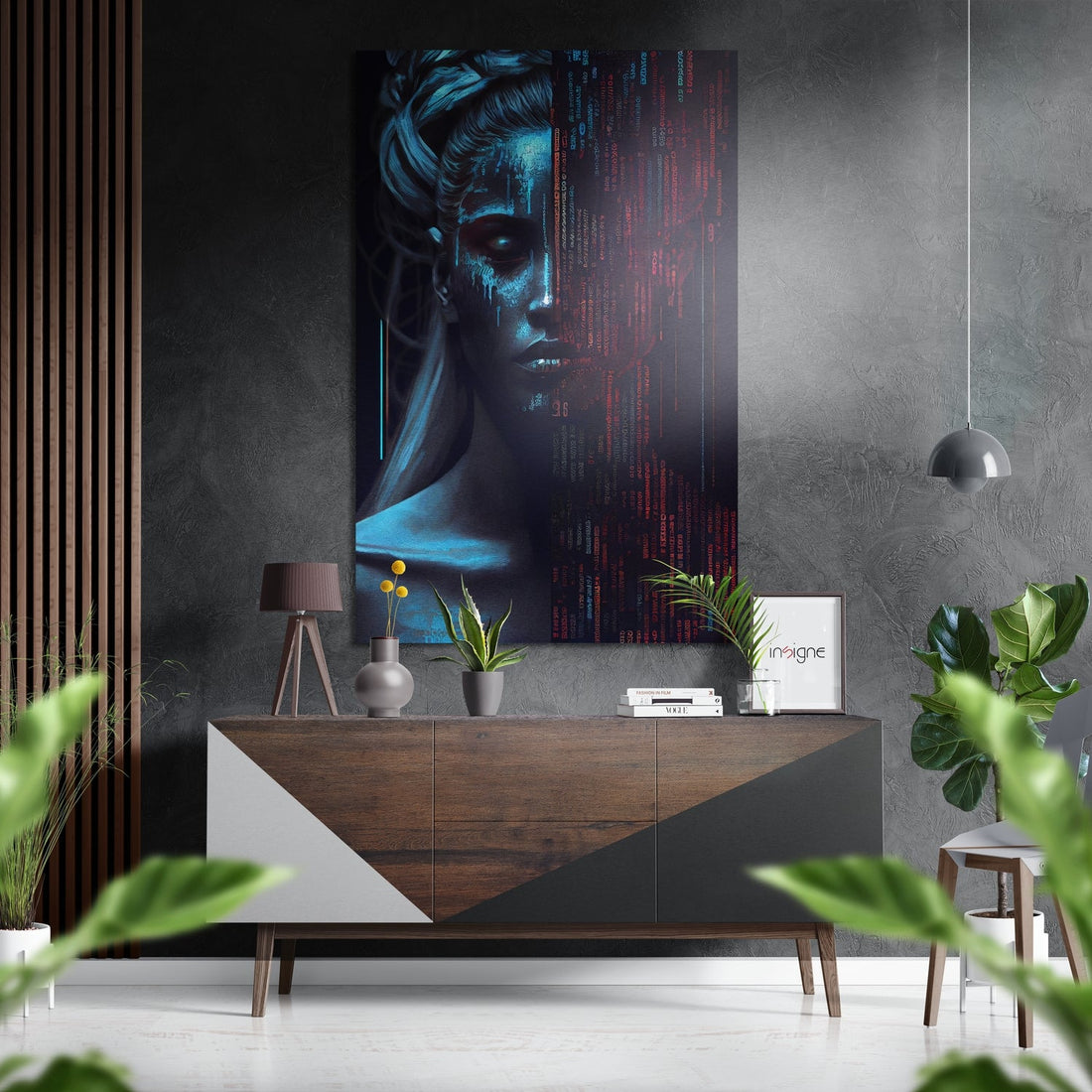 Human Software Brushed Aluminum Dibond Wall Art