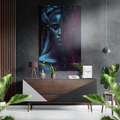 Human Software Brushed Aluminum Dibond Wall Art
