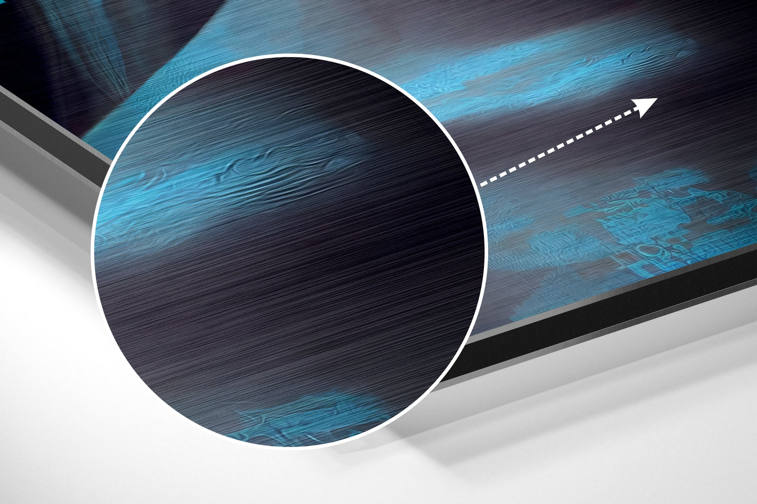 Human Software Brushed Aluminum Dibond Wall Art