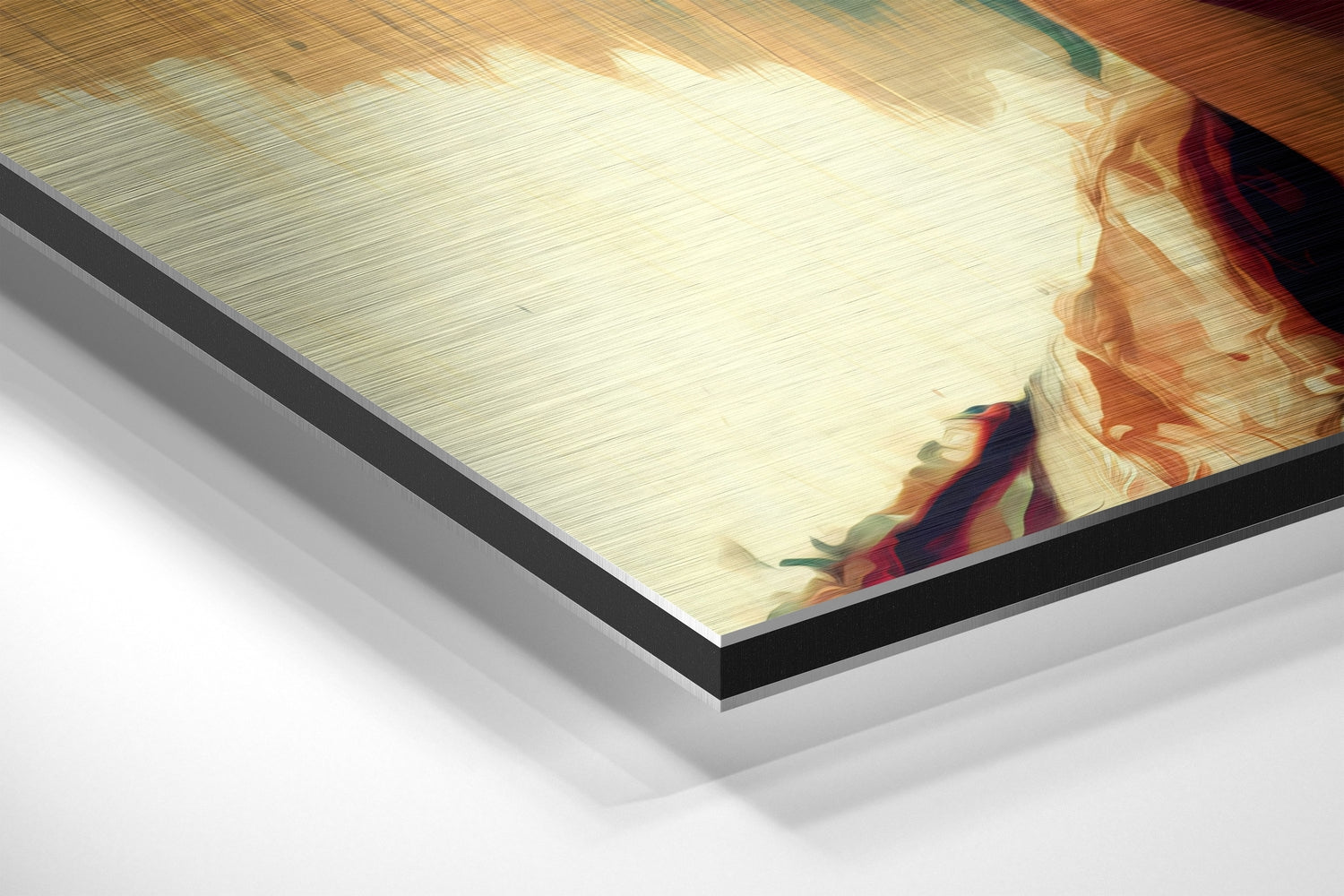 Sage Backdrop Shades Cool Man Brushed Aluminum Dibond Wall Art