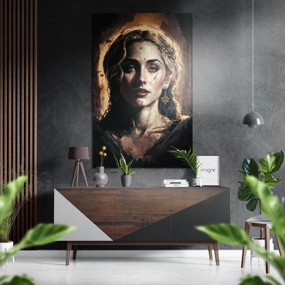 Beauty Brushed Aluminum Dibond Wall Art