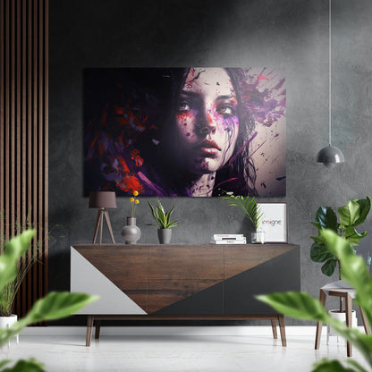 The Girl Brushed Aluminum Dibond Wall Art