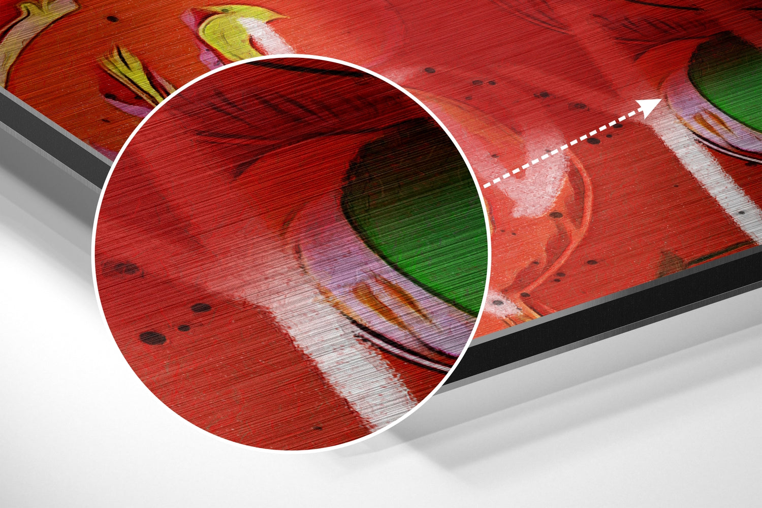 Dollar Brushed Aluminum Dibond Wall Art