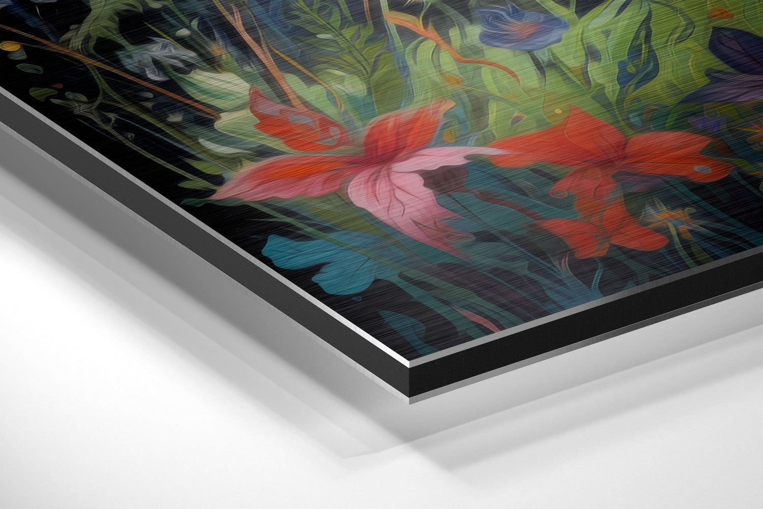 Fox Brushed Aluminum Dibond Wall Art