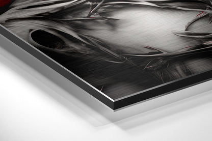 The Warrior Brushed Aluminum Dibond Wall Art