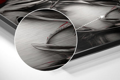 The Warrior Brushed Aluminum Dibond Wall Art