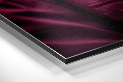 Hot Pink Suited Gorilla In Sunglasses Brushed Aluminum Dibond Wall Art