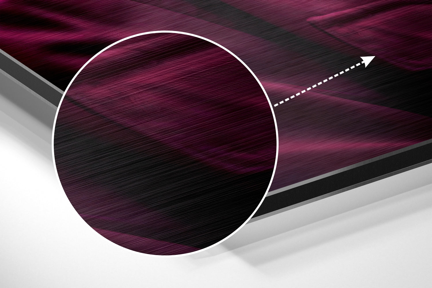 Hot Pink Suited Gorilla In Sunglasses Brushed Aluminum Dibond Wall Art