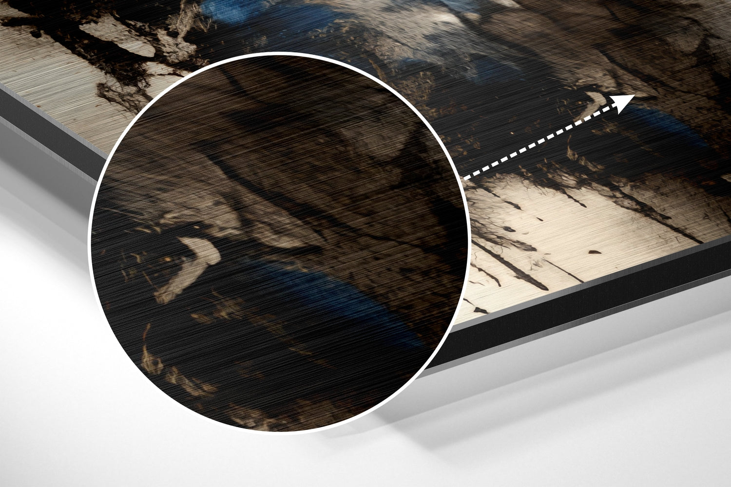 American Eagle Brushed Aluminum Dibond Wall Art