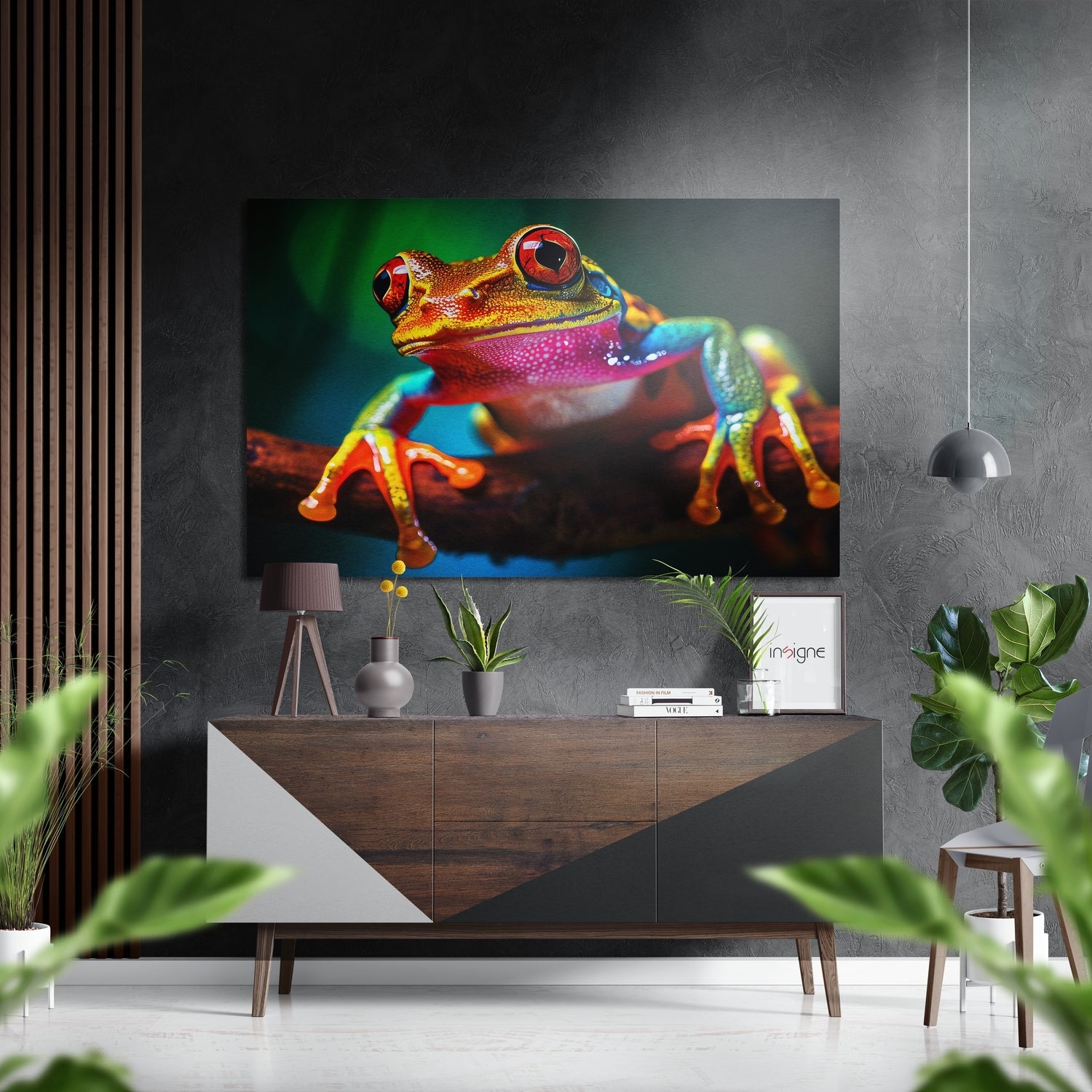 Froglet Brushed Aluminum Dibond Wall Art
