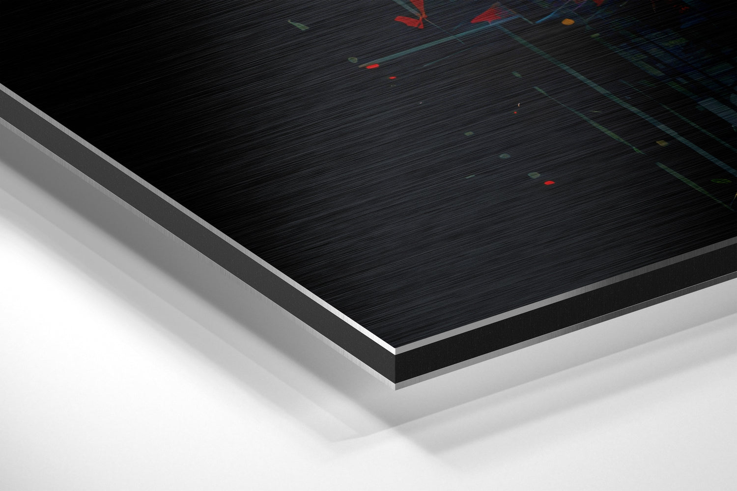Scattering Ideas Brushed Aluminum Dibond Wall Art