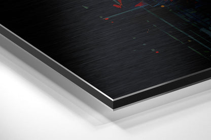 Scattering Ideas Brushed Aluminum Dibond Wall Art