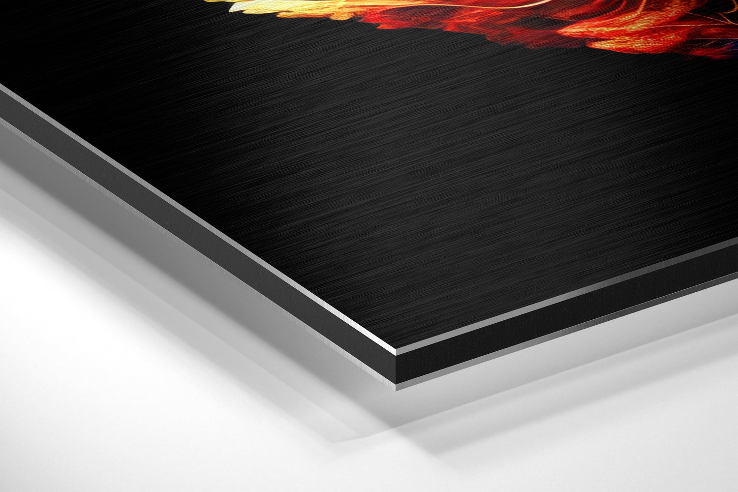 Leaf Brushed Aluminum Dibond Wall Art