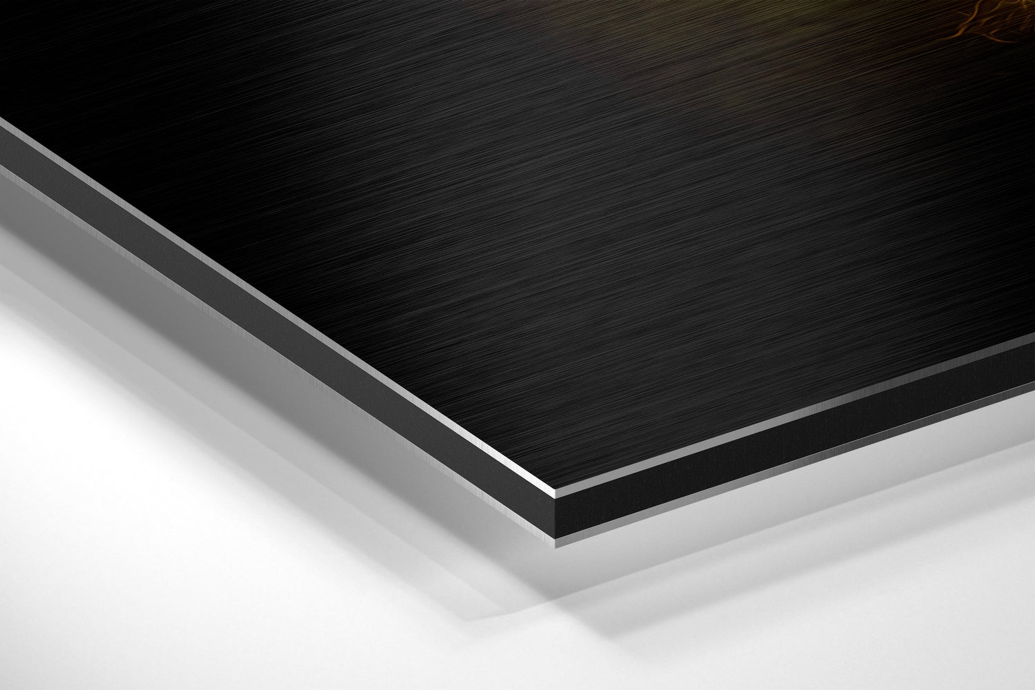 Ying Yang Brushed Aluminum Dibond Wall Art