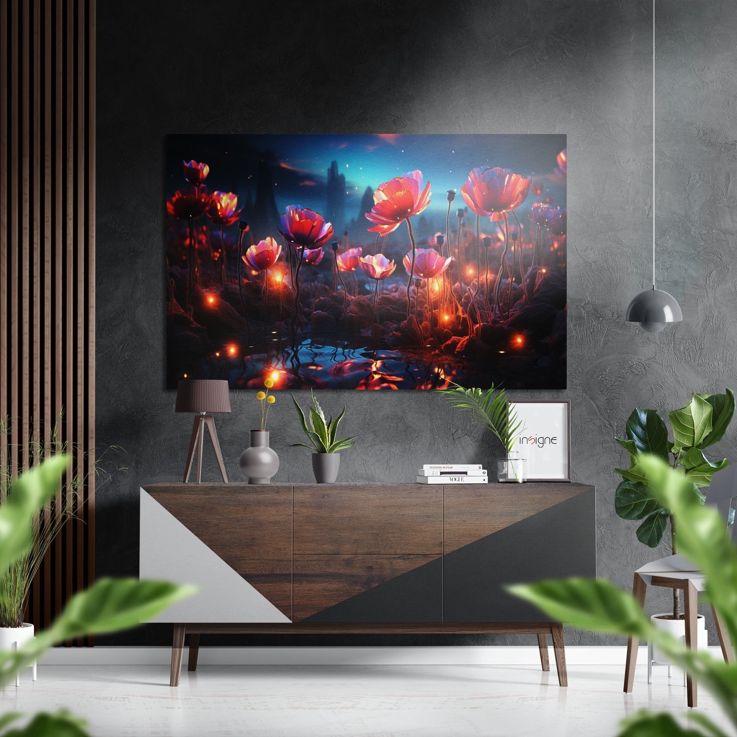 Garden of Magics Brushed Aluminum Dibond Wall Art