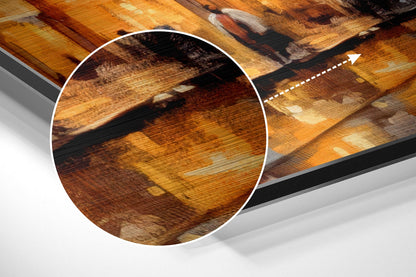 Tram Brushed Aluminum Dibond Wall Art