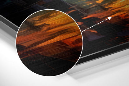 Alone Brushed Aluminum Dibond Wall Art