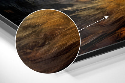 Darkness Brushed Aluminum Dibond Wall Art